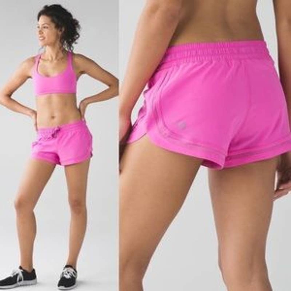 Lululemon Make A Move Short Mesh Pink Paradise Sz 4